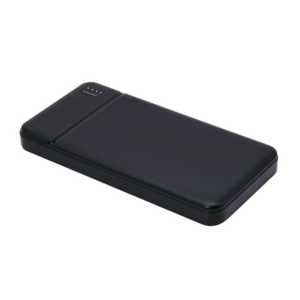 CRG043, POWER BANK ESTOCOLMO. Batería auxiliar para smartphone, capacidad 10,000 mAh. Contiene 2 puertos USB, 1 tipo C y 1 micro USB. Incluye 4 leds indicadores de carga y cable micro USB.